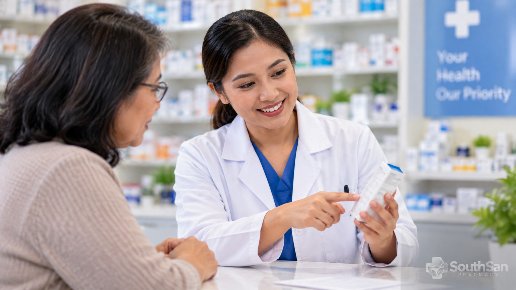 Apoteker menjelaskan aturan minum obat 3x1 dan jarak waktu penggunaan obat kepada pasien