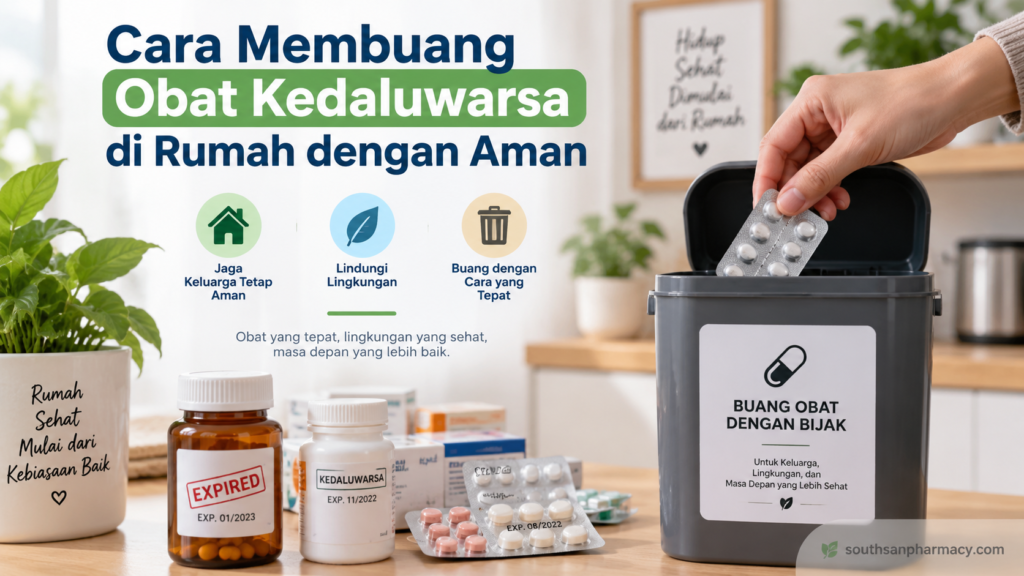 Cara membuang obat kedaluwarsa di rumah dengan aman dan bertanggung jawab